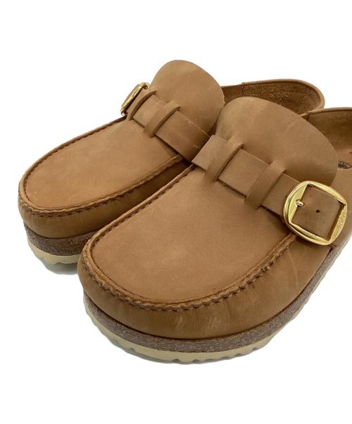 BIRKENSTOCK（ビルケンシュトック）BIRKENSTOCK (ビルケンシュトック) BUCKLEY（バックリー）オイルドレザーサンダル ブラウン サイズ:EU41の古着・服飾アイテム