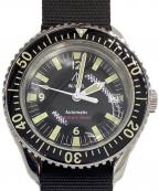 NWCナバルウォッチカンパニー）の古着「NAVAL MILITARY WATCH MIL.-05 B SV/BK Automatic ROYAL Military Diver TYPE」｜ブラック