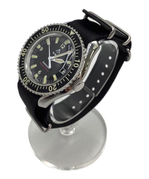 NWC（ナバルウォッチカンパニー）NWC (ナバルウォッチカンパニー) NAVAL MILITARY WATCH MIL.-05 B SV/BK Automatic ROYAL Military Diver TYPE ブラックの古着・服飾アイテム