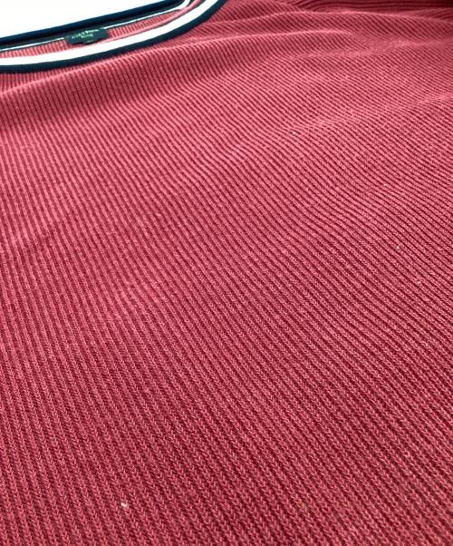 Jean Paul Gaultier homme（ジャンポールゴルチェオム）Jean Paul Gaultier homme (ジャンポールゴルチェオム) 長袖ニット レッド サイズ:48の古着・服飾アイテム