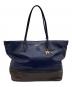 BALLY（バリー）の古着「トートバッグ」｜ネイビー×ブラウン