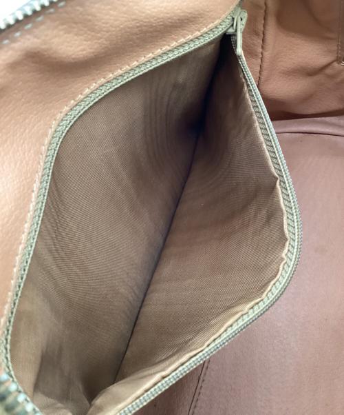 CELINE（セリーヌ）CELINE (セリーヌ) マカダム ミニボストンバッグ ダークブラウンの古着・服飾アイテム