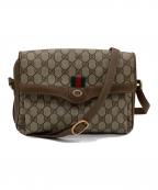 GUCCIグッチ）の古着「シェリーライン ショルダーバッグ」｜ベージュ
