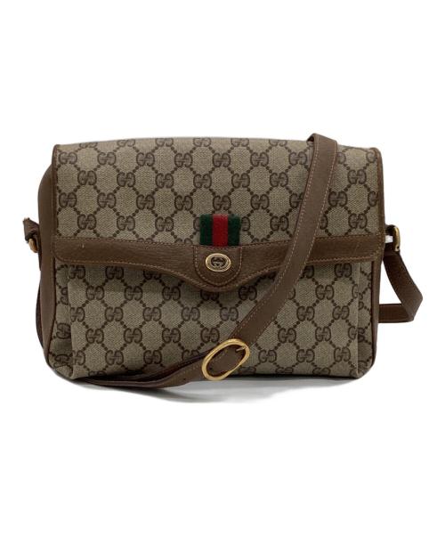 GUCCI（グッチ）GUCCI (グッチ) シェリーライン ショルダーバッグ ベージュの古着・服飾アイテム