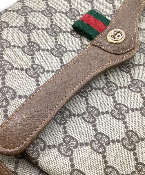 GUCCI（グッチ）GUCCI (グッチ) シェリーライン ショルダーバッグ ベージュの古着・服飾アイテム