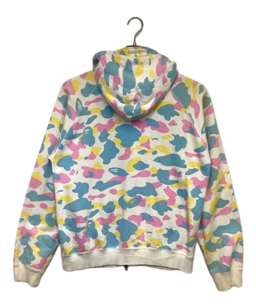 BAPE BY A BATHING APE（ベイプバイアベイシングエイプ）BAPE BY A BATHING APE (ベイプバイアベイシングエイプ) マルチカモ フルジップパーカー マルチカラー サイズ:Mの古着・服飾アイテム