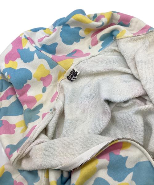 BAPE BY A BATHING APE（ベイプバイアベイシングエイプ）BAPE BY A BATHING APE (ベイプバイアベイシングエイプ) マルチカモ フルジップパーカー マルチカラー サイズ:Mの古着・服飾アイテム