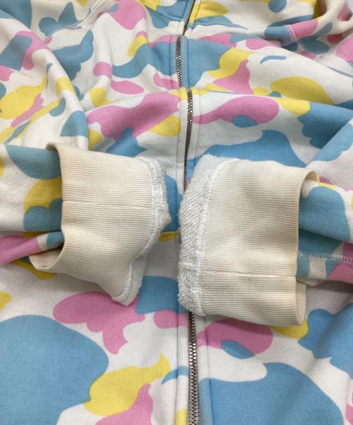 BAPE BY A BATHING APE（ベイプバイアベイシングエイプ）BAPE BY A BATHING APE (ベイプバイアベイシングエイプ) マルチカモ フルジップパーカー マルチカラー サイズ:Mの古着・服飾アイテム