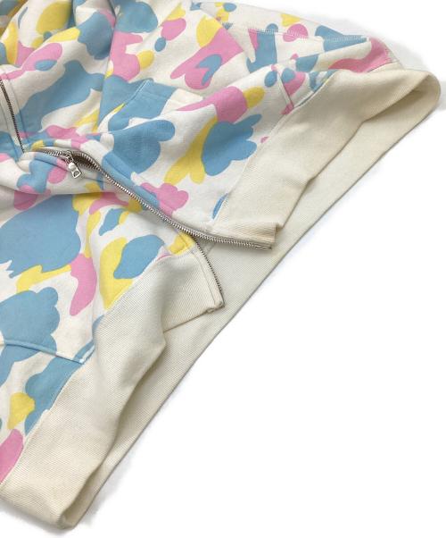 BAPE BY A BATHING APE（ベイプバイアベイシングエイプ）BAPE BY A BATHING APE (ベイプバイアベイシングエイプ) マルチカモ フルジップパーカー マルチカラー サイズ:Mの古着・服飾アイテム