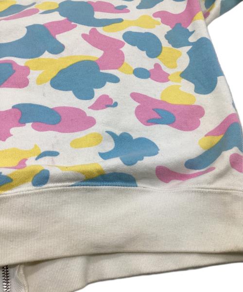BAPE BY A BATHING APE（ベイプバイアベイシングエイプ）BAPE BY A BATHING APE (ベイプバイアベイシングエイプ) マルチカモ フルジップパーカー マルチカラー サイズ:Mの古着・服飾アイテム