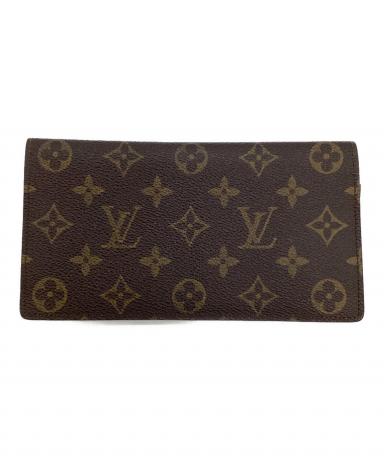 ルイヴィトン LOUISVUITTON モノグラム ポルトシェキエダブル 財布 中古・古着通販】LOUIS VUITTON (ルイ ヴィトン) モノグラム