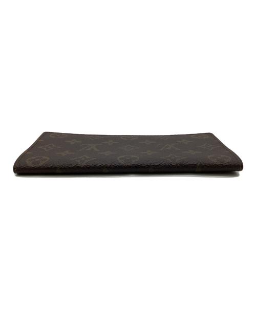 LOUIS VUITTON（ルイ ヴィトン）LOUIS VUITTON (ルイ ヴィトン) モノグラム ポルトシェキエ ダブル 札入れ ブラウンの古着・服飾アイテム