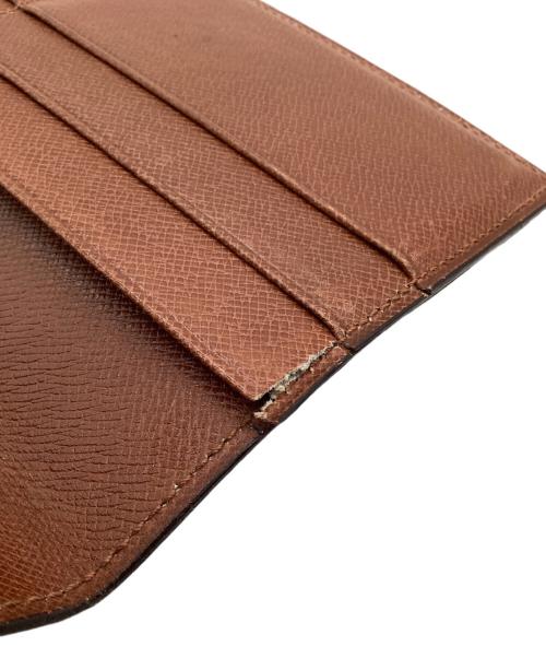 LOUIS VUITTON（ルイ ヴィトン）LOUIS VUITTON (ルイ ヴィトン) モノグラム ポルトシェキエ ダブル 札入れ ブラウンの古着・服飾アイテム