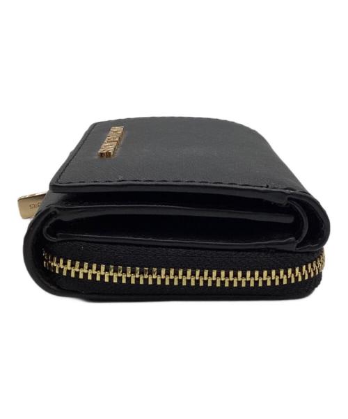 MICHAEL KORS（マイケルコース）MICHAEL KORS (マイケルコース) 3つ折り財布 ブラックの古着・服飾アイテム
