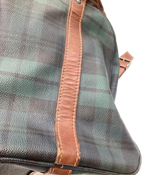 POLO RALPH LAUREN（ポロ・ラルフローレン）POLO RALPH LAUREN (ポロ・ラルフローレン) ボストンバッグ グリーン×ネイビーの古着・服飾アイテム