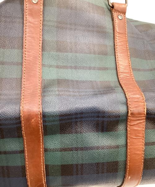 POLO RALPH LAUREN（ポロ・ラルフローレン）POLO RALPH LAUREN (ポロ・ラルフローレン) ボストンバッグ グリーン×ネイビーの古着・服飾アイテム