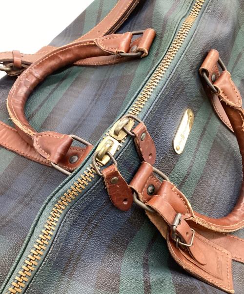 POLO RALPH LAUREN（ポロ・ラルフローレン）POLO RALPH LAUREN (ポロ・ラルフローレン) ボストンバッグ グリーン×ネイビーの古着・服飾アイテム
