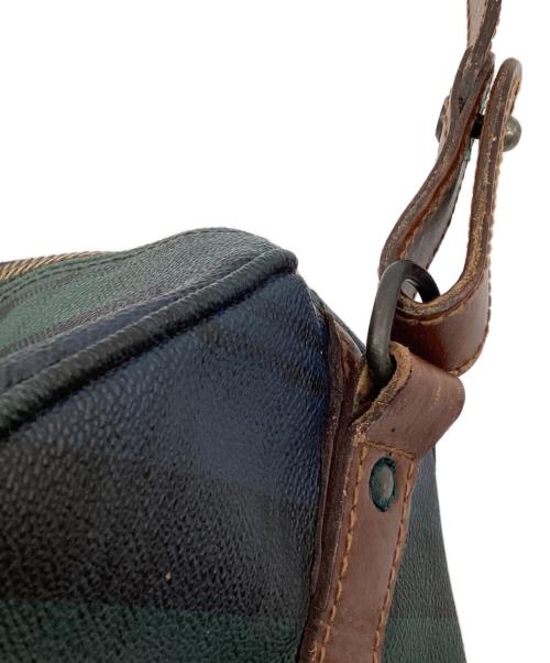 POLO RALPH LAUREN（ポロ・ラルフローレン）POLO RALPH LAUREN (ポロ・ラルフローレン) ボストンバッグ グリーン×ネイビーの古着・服飾アイテム