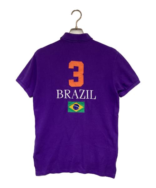 Polo by RalphLauren（ポロ バイ ラルフローレン）Polo by RalphLauren (ポロ バイ ラルフローレン) ビッグポニー ポロシャツ パープル サイズ:S（175/92A)の古着・服飾アイテム