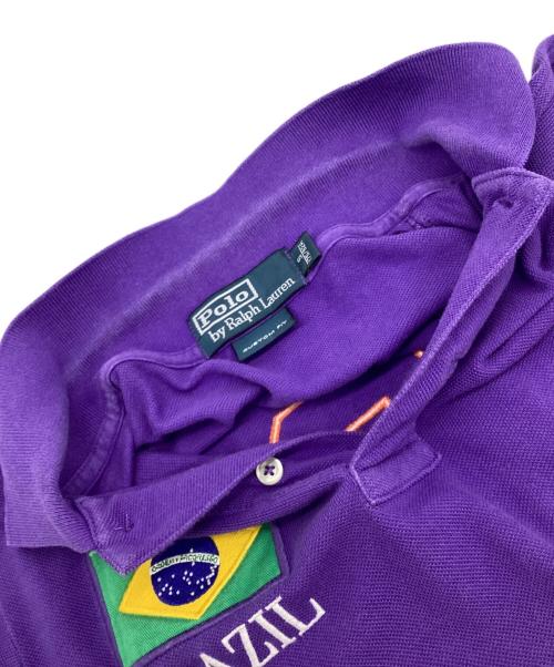 Polo by RalphLauren（ポロ バイ ラルフローレン）Polo by RalphLauren (ポロ バイ ラルフローレン) ビッグポニー ポロシャツ パープル サイズ:S（175/92A)の古着・服飾アイテム