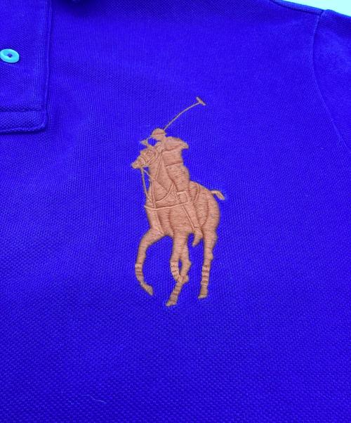 Polo by RalphLauren（ポロ バイ ラルフローレン）Polo by RalphLauren (ポロ バイ ラルフローレン) ビッグポニー ポロシャツ パープル サイズ:S（175/92A)の古着・服飾アイテム