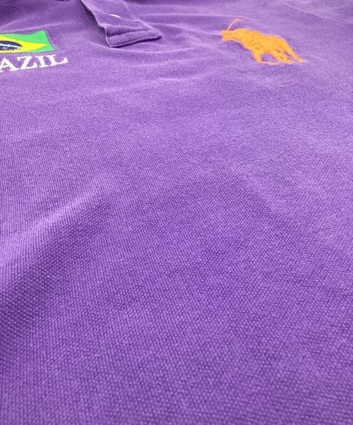 Polo by RalphLauren（ポロ バイ ラルフローレン）Polo by RalphLauren (ポロ バイ ラルフローレン) ビッグポニー ポロシャツ パープル サイズ:S（175/92A)の古着・服飾アイテム