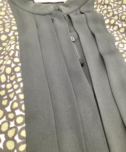 MaxMara（マックスマーラ）MaxMara (マックスマーラ) 長袖ワンピース ネイビー×グレー サイズ:40の古着・服飾アイテム