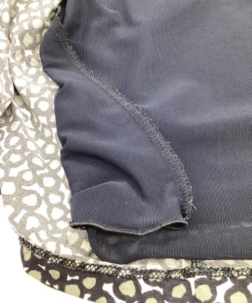 MaxMara（マックスマーラ）MaxMara (マックスマーラ) 長袖ワンピース ネイビー×グレー サイズ:40の古着・服飾アイテム