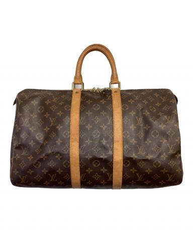 【使用僅か】 キーポル45 モノグラム ボストンバッグ ルイヴィトン 中古・古着通販】LOUIS VUITTON (ルイ ヴィトン) モノグラム キーポル