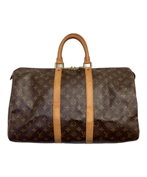 LOUIS VUITTON（ルイ ヴィトン）LOUIS VUITTON (ルイ ヴィトン) モノグラム キーポル45 ボストンバッグ ブラウンの古着・服飾アイテム