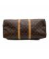 中古・古着 LOUIS VUITTON (ルイ ヴィトン) モノグラム キーポル45 ボストンバッグ ブラウン：60000円