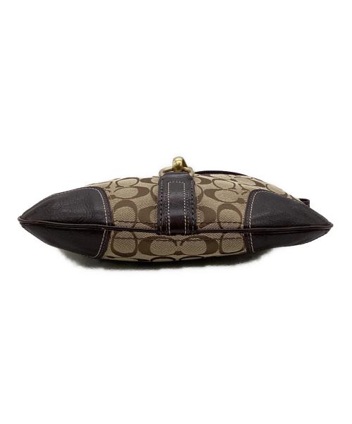 COACH（コーチ）COACH (コーチ) シグネチャー ショルダーバッグ ベージュの古着・服飾アイテム