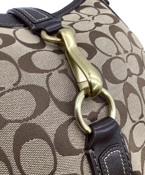 COACH（コーチ）COACH (コーチ) シグネチャー ショルダーバッグ ベージュの古着・服飾アイテム