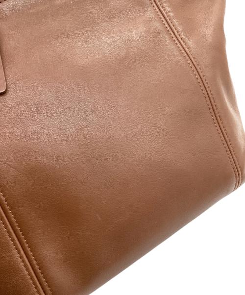 COACH（コーチ）COACH (コーチ) レザー ハンドバッグ ブラウンの古着・服飾アイテム