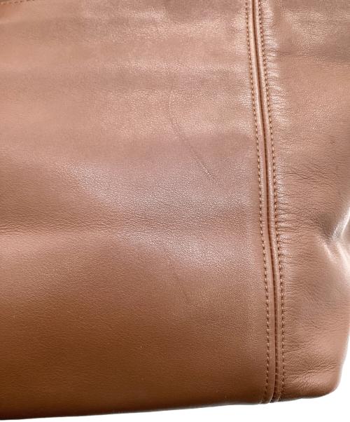 COACH（コーチ）COACH (コーチ) レザー ハンドバッグ ブラウンの古着・服飾アイテム
