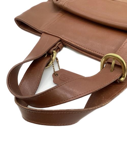COACH（コーチ）COACH (コーチ) レザー ハンドバッグ ブラウンの古着・服飾アイテム