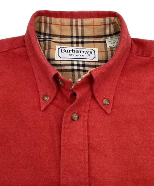 Burberry's（バーバリーズ）Burberry's (バーバリーズ) 長袖シャツ レッド サイズ:39の古着・服飾アイテム