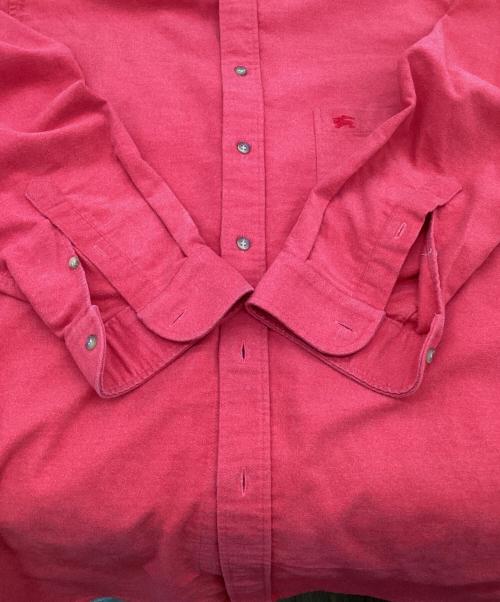 Burberry's（バーバリーズ）Burberry's (バーバリーズ) 長袖シャツ レッド サイズ:39の古着・服飾アイテム