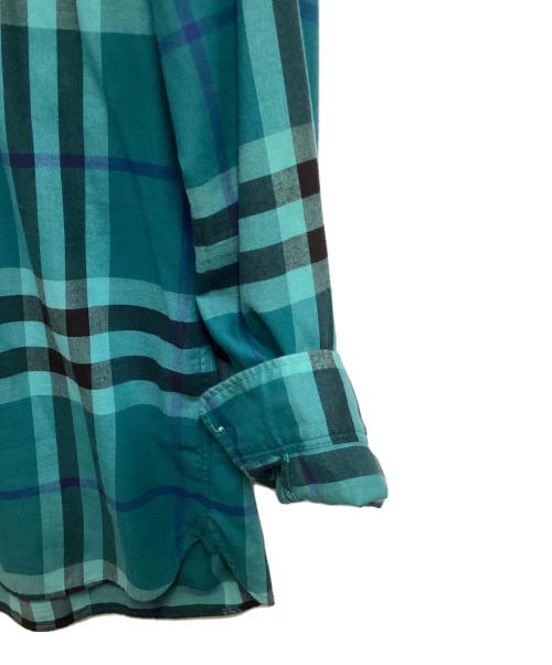 BURBERRY LONDON ENGLAND（バーバリー ロンドン イングランド）BURBERRY LONDON ENGLAND (バーバリー ロンドン イングランド) 長袖シャツ ブルー サイズ:Mの古着・服飾アイテム