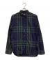 BURBERRY LONDON ENGLAND（バーバリー ロンドン イングランド）の古着「長袖シャツ」｜ブルー×グリーン