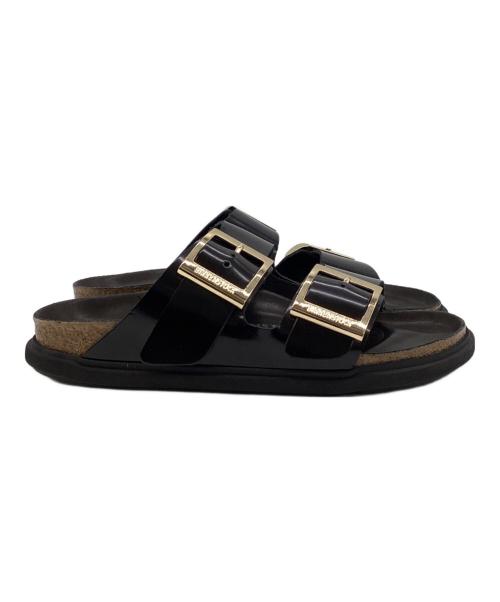BIRKENSTOCK（ビルケンシュトック）BIRKENSTOCK (ビルケンシュトック) Arizona Droplet Buckle（アリゾナ ドロップレット バックル）サンダル ブラック サイズ:ナロー37の古着・服飾アイテム