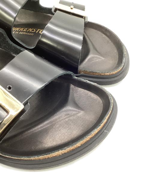 BIRKENSTOCK（ビルケンシュトック）BIRKENSTOCK (ビルケンシュトック) Arizona Droplet Buckle（アリゾナ ドロップレット バックル）サンダル ブラック サイズ:ナロー37の古着・服飾アイテム