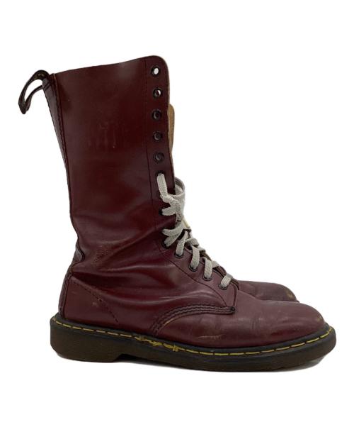 Dr.Martens（ドクターマーチン）Dr.Martens (ドクターマーチン) イングランド製 14ホールブーツ レッド サイズ:不明の古着・服飾アイテム