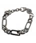 DIESEL (ディーゼル) ブレスレット シルバー：9000円