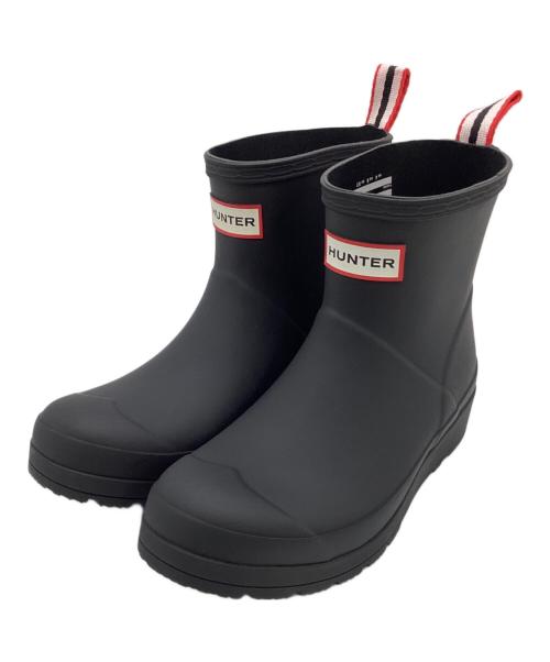 HUNTER（ハンター）HUNTER (ハンター) W PLAY BOOT SHORT（ウィメンズ プレイ ブーツ ショート） ブラック サイズ:UK4の古着・服飾アイテム