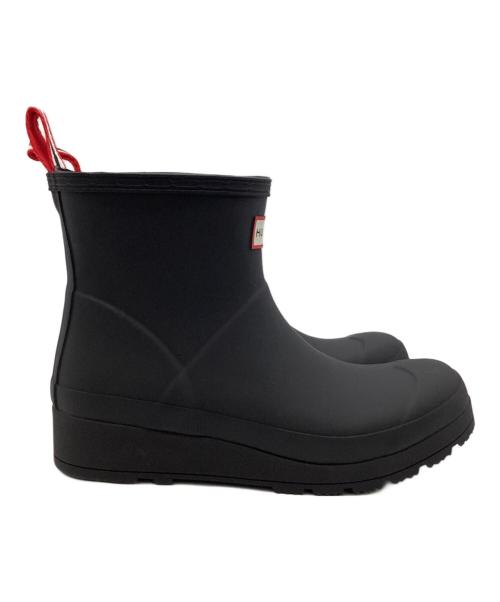 HUNTER（ハンター）HUNTER (ハンター) W PLAY BOOT SHORT（ウィメンズ プレイ ブーツ ショート） ブラック サイズ:UK4の古着・服飾アイテム