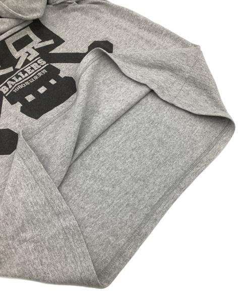 stussy（ステューシー）stussy (ステューシー) 東京 BALLERS L/Sカットソー グレー サイズ:Mの古着・服飾アイテム