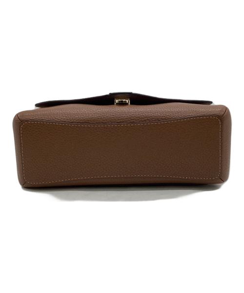 FURLA（フルラ）FURLA (フルラ) DAFNE S TOP HANDLE（ダフネ S トップハンドル）2WAYバッグ ブラウンの古着・服飾アイテム