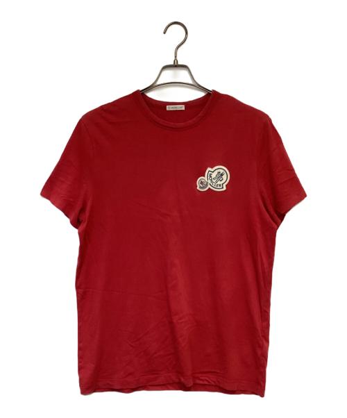 MONCLER（モンクレール）MONCLER (モンクレール) MAGLIA Tシャツ レッド サイズ:Lの古着・服飾アイテム