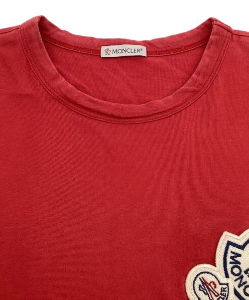 MONCLER（モンクレール）MONCLER (モンクレール) MAGLIA Tシャツ レッド サイズ:Lの古着・服飾アイテム